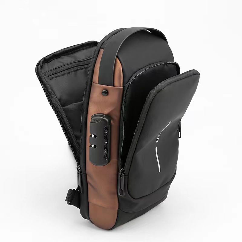 Crossbody Bag Men 2024 Fashion Brand Men's Chest Bag Tooling Motorcycle Backpack Trend Sports Waterproof Shoulder Bag The Quality Of the Whole Network Is First