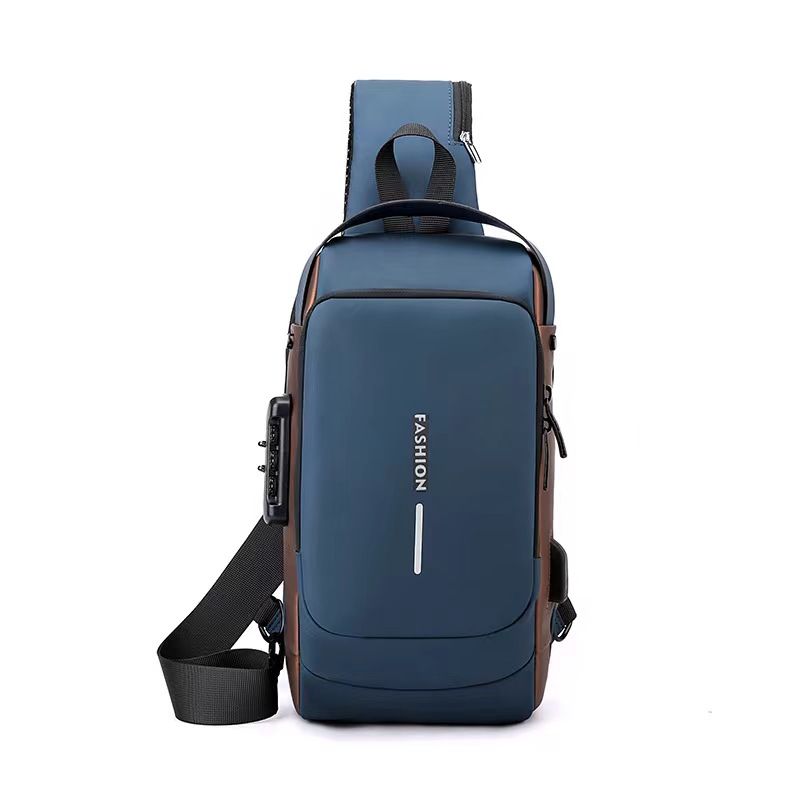 Crossbody Bag Men 2024 Fashion Brand Men's Chest Bag Tooling Motorcycle Backpack Trend Sports Waterproof Shoulder Bag The Quality Of the Whole Network Is First