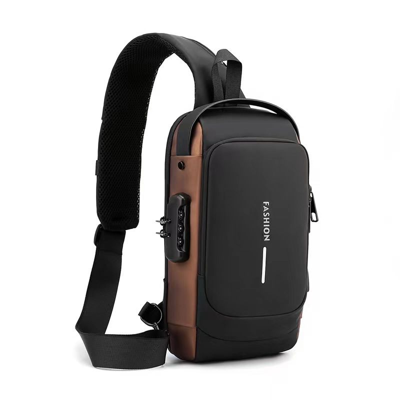Crossbody Bag Men 2024 Fashion Brand Men's Chest Bag Tooling Motorcycle Backpack Trend Sports Waterproof Shoulder Bag The Quality Of the Whole Network Is First