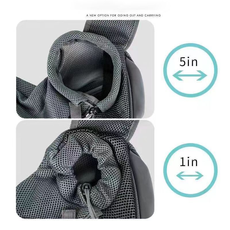 Pet Shoulder Travel Bag Great Puppy Carrier Sling Hands-Free for Walking Your Pet Dog Cat Pet Puppy Outdoor Reversible Pouch Mesh Shoulder Carry Bag Tote Handbag Carrier