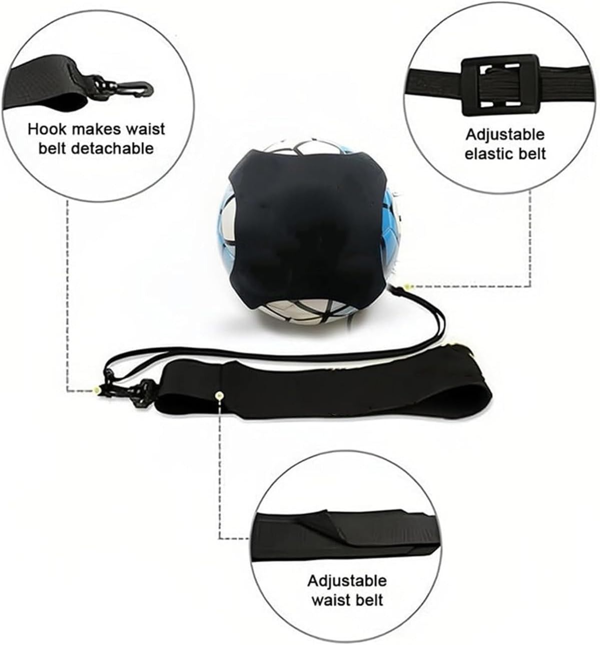 Football Training Belt, Football Training Assistance Belt, Soccer Training Equipment, Soccer Gifts for Kids 8-12