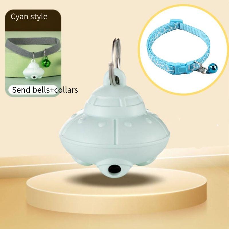 Automatic Cat Dog Laser Toys Add Collar bell Wearable Interactive Cat Toys for Indoor Cats Kitty Dogs Kitten Exercise Collar Toys Cat Enrichment