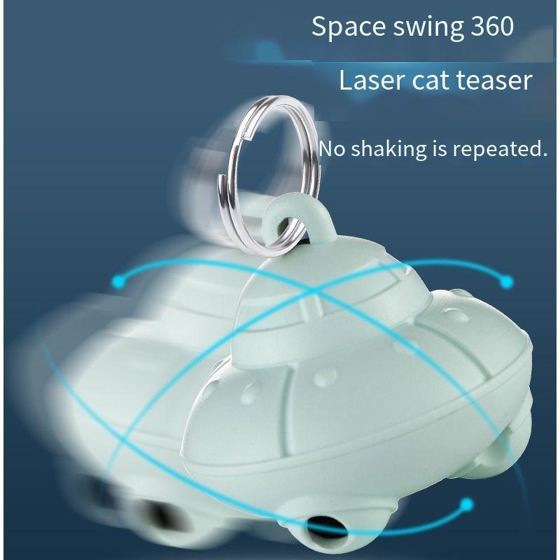 Automatic Cat Dog Laser Toys Add Collar bell Wearable Interactive Cat Toys for Indoor Cats Kitty Dogs Kitten Exercise Collar Toys Cat Enrichment
