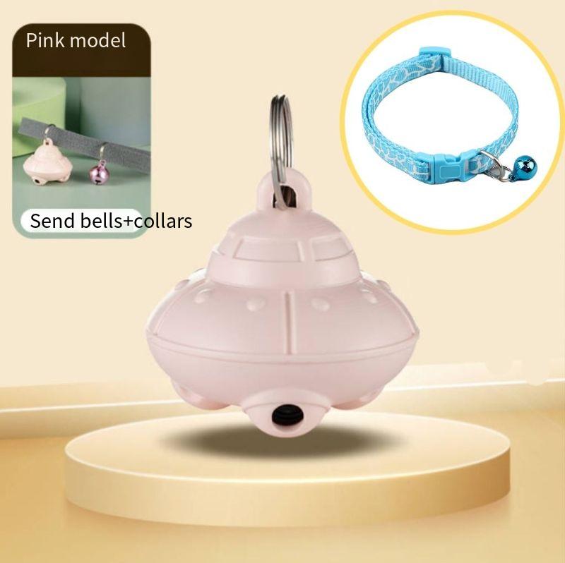 Automatic Cat Dog Laser Toys Add Collar bell Wearable Interactive Cat Toys for Indoor Cats Kitty Dogs Kitten Exercise Collar Toys Cat Enrichment