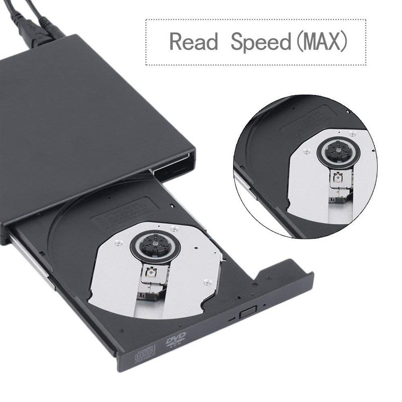 External DVD Drive USB 2.0 CD-RW ROM Combine Drive/Writer/Player for Desktops Notebooks Mac Book DVD Players & Recorders