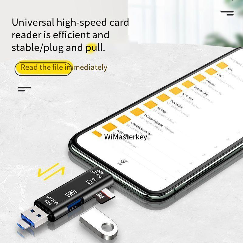 All-in-one OTG card reader usb3.0 high-speed universal tf card multifunctional computer SLR camera car phone Card Readers