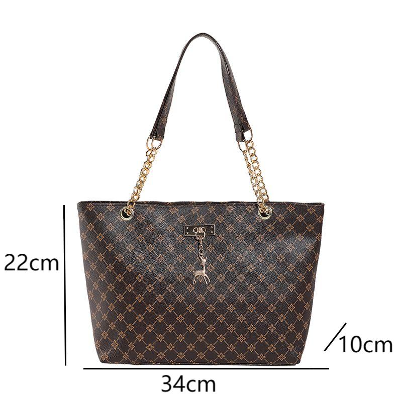 Urban Simple Fine Workmanship Large Capacity Ladies Fashion Student Class Shoulder Tote Bag Shoulder Bags