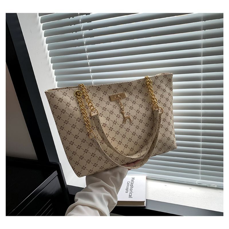 Urban Simple Fine Workmanship Large Capacity Ladies Fashion Student Class Shoulder Tote Bag Shoulder Bags