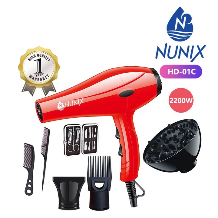Nunix Proffesional Home And Salon Hair Dryer Blow Dry Machine