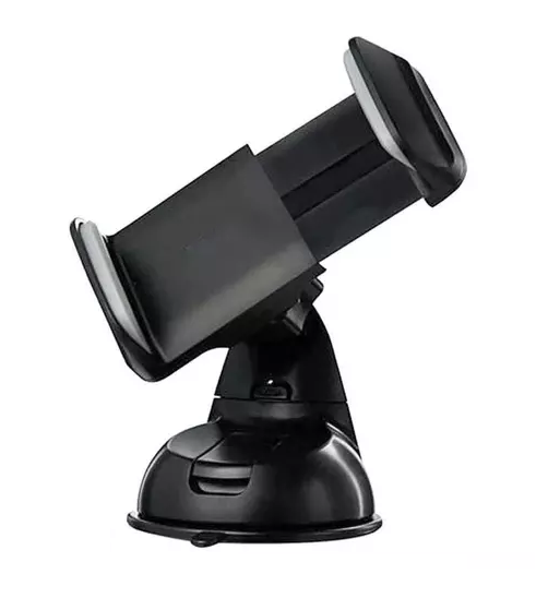 Silicone Car Mobile Holder Mount Short Neck 360° Rotation with Ultimate Reusable Suction Cup for Car Dashboard/Car and Windshield