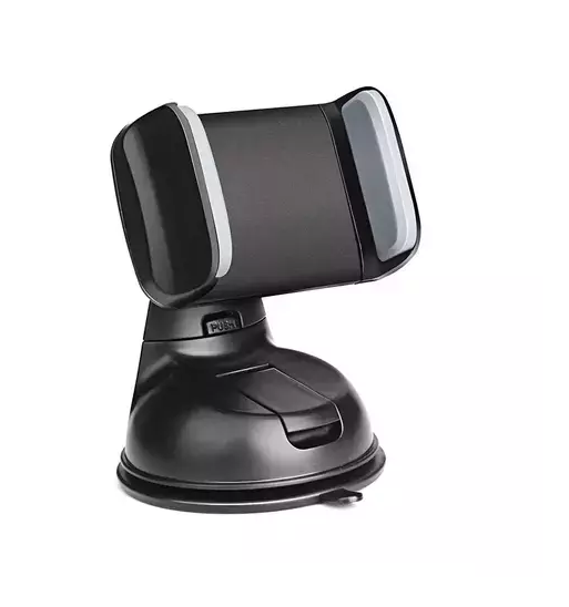 Silicone Car Mobile Holder Mount Short Neck 360° Rotation with Ultimate Reusable Suction Cup for Car Dashboard/Car and Windshield