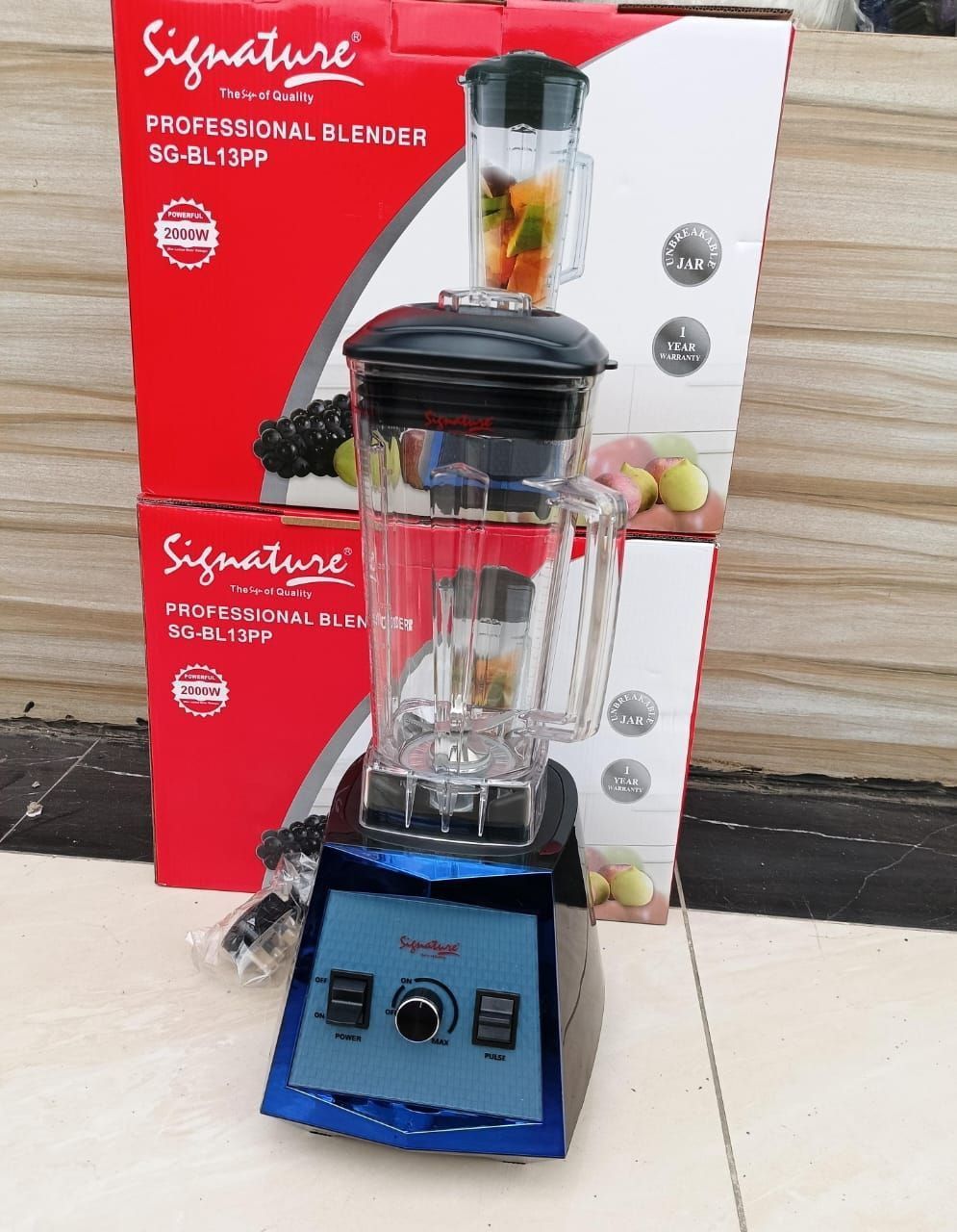 Signature 2000W Professional Blenders SG-BL13PP (2.0 Ltr One Jar)