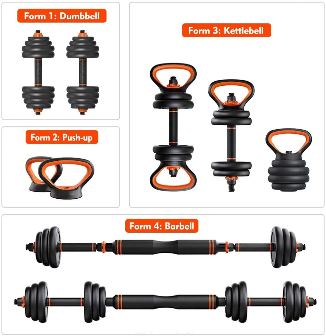 6 in 1 Adjustable Kettle Bell Weights