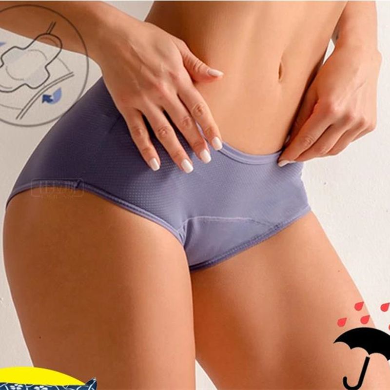 3PCS Women Panties Large Size 3pcs/Set Leak Proof Menstrual Panties Women Period Underwear Sexy Pants Incontinence Underwear Briefs Dropshipping