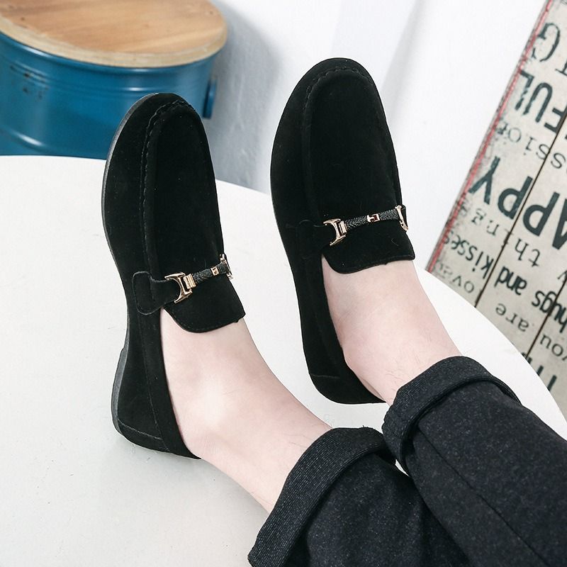 BIG SIZE 40-46 Youth casual shoes men's trendy korean version of student shoes men's trendy shoes casual shoes one-foot slippery beanie shoes mens shoes loafers shoes