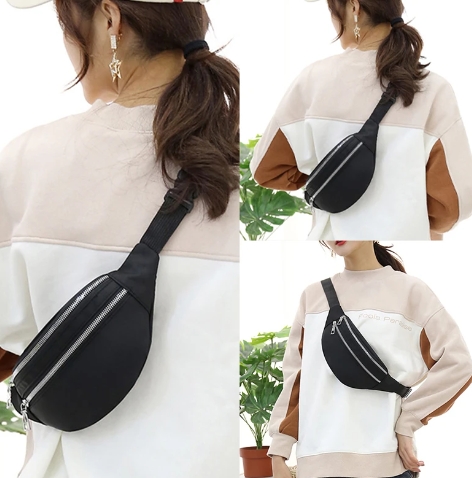 Female's Waist Bag Outdoors Sports Running Gym Portable Large Capacity Practical Waterproof Women's Crossbody Bags