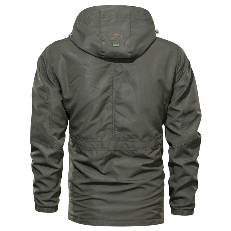 Men Windbreaker Military Field Jackets Outerwear Mens Tactical Waterproof Pilot Coat Hoodie Men Hunting Army Clothes Camping