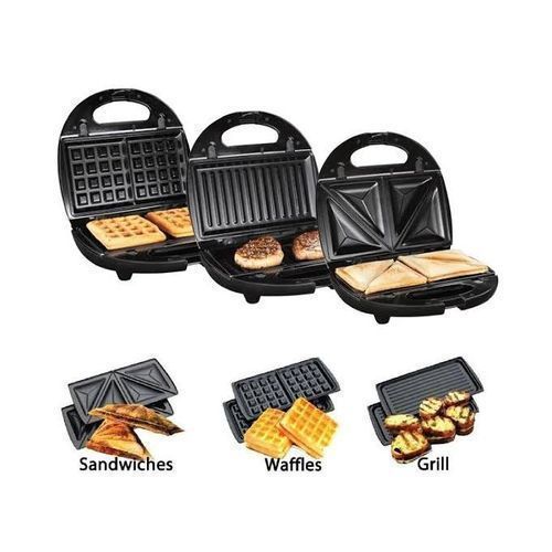 Sokany 3 In 1 Sandwich, Waffle Maker & Grill