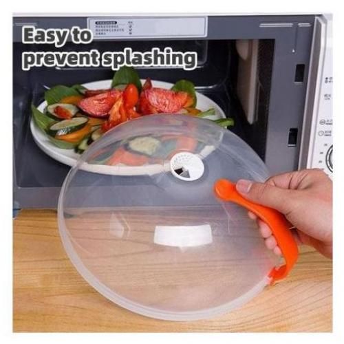 Ventilated Microwave Plate Cover - Food Covers.