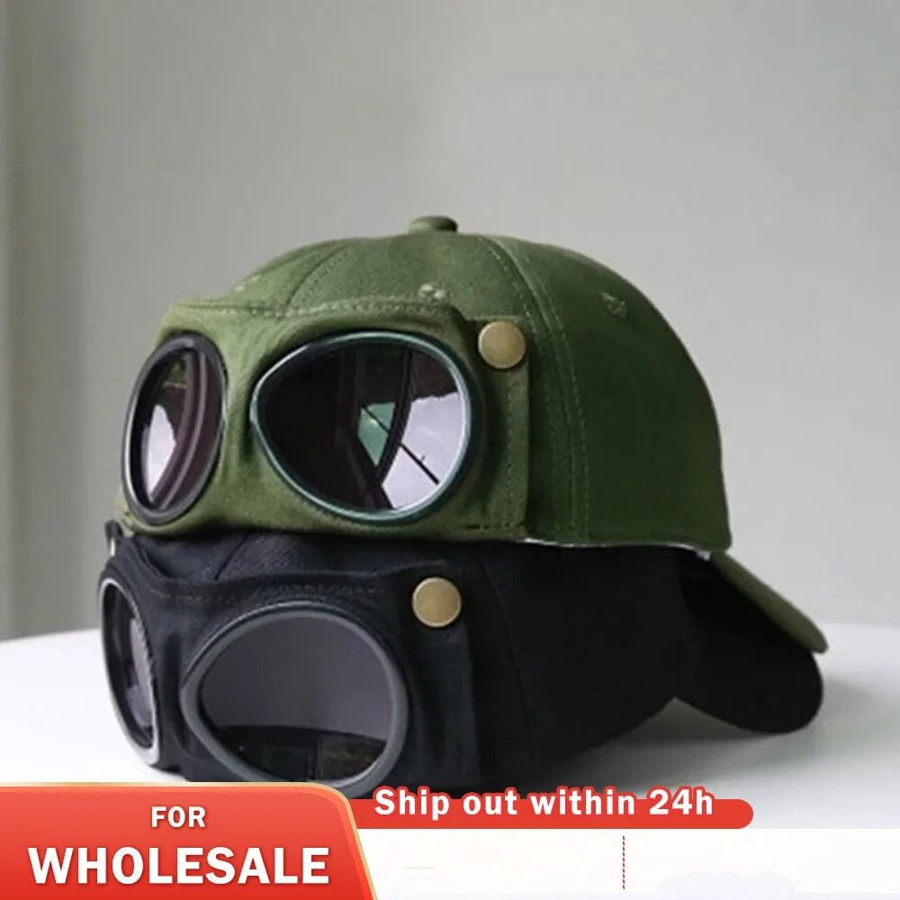 New Aviator Hat Summer Personality Glasses Baseball Cap Female Unisex Sunglasses Male Cap Baseballcap Boys Cap