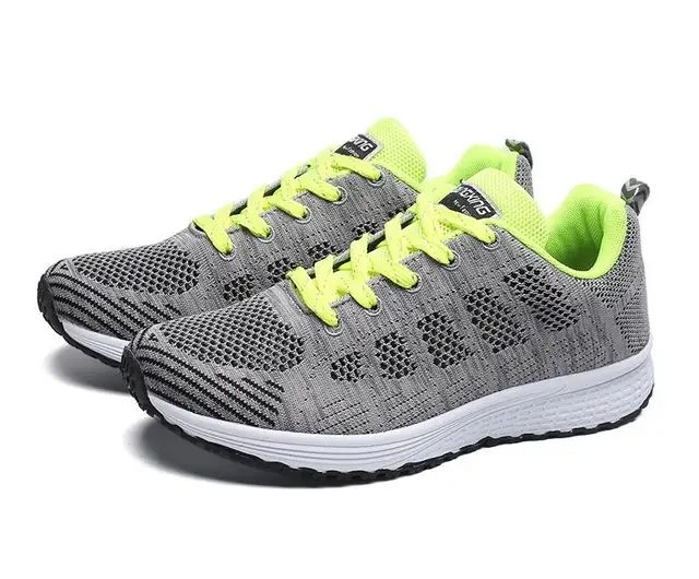 Women Casual Shoes Fashion Breathable Walking Mesh Flat Shoes Sneakers Women 2024 Gym Vulcanized Shoes White Female Footwear