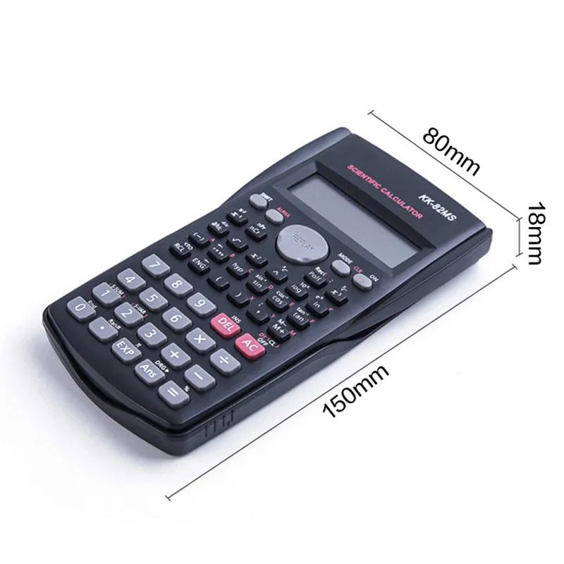 Portable Scientific Calculator  Functions Calculator 12 Digits Display Scientific Calculator for Mathematics Teaching  School Student 240  KK-82MS-B