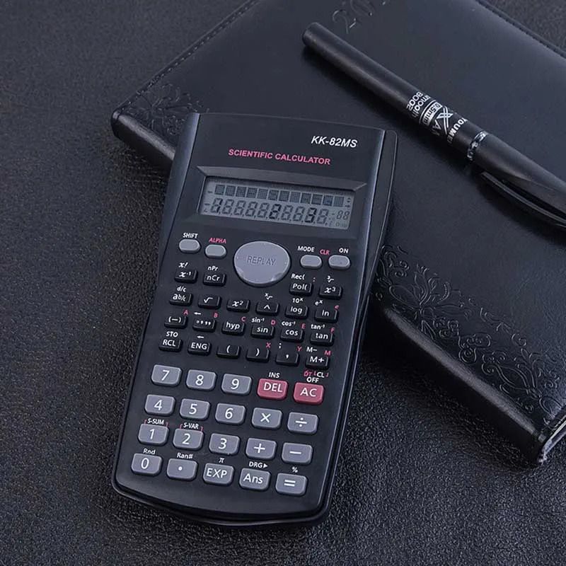 Portable Scientific Calculator  Functions Calculator 12 Digits Display Scientific Calculator for Mathematics Teaching  School Student 240  KK-82MS-B