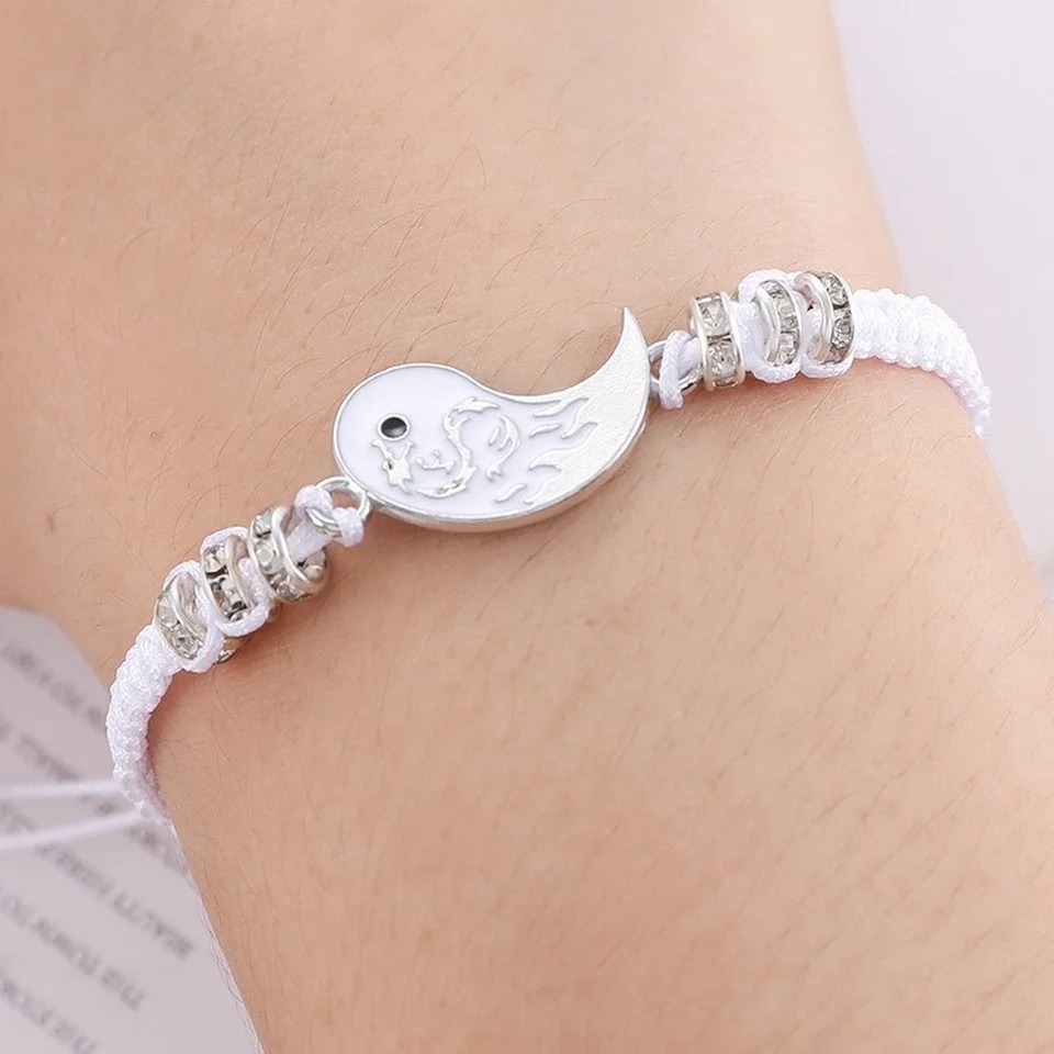 2024 Fashion Tai Chi Bracelet Dragon Figure Yin Yang Adjustable Bracelet Boyfriend Girlfriend Valentine's Day Friendship Jewelry