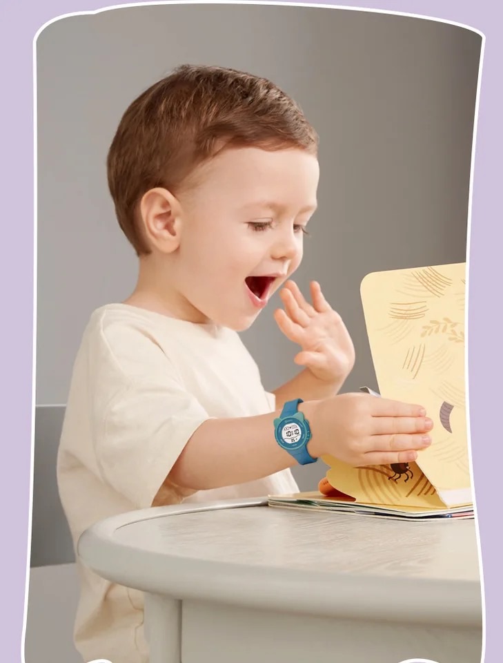 Moonbaby C16 Girls And Boys Cute Meow Star Watches Kids Children's Junior High School Waterproof Alarm Clock Electronic Watch