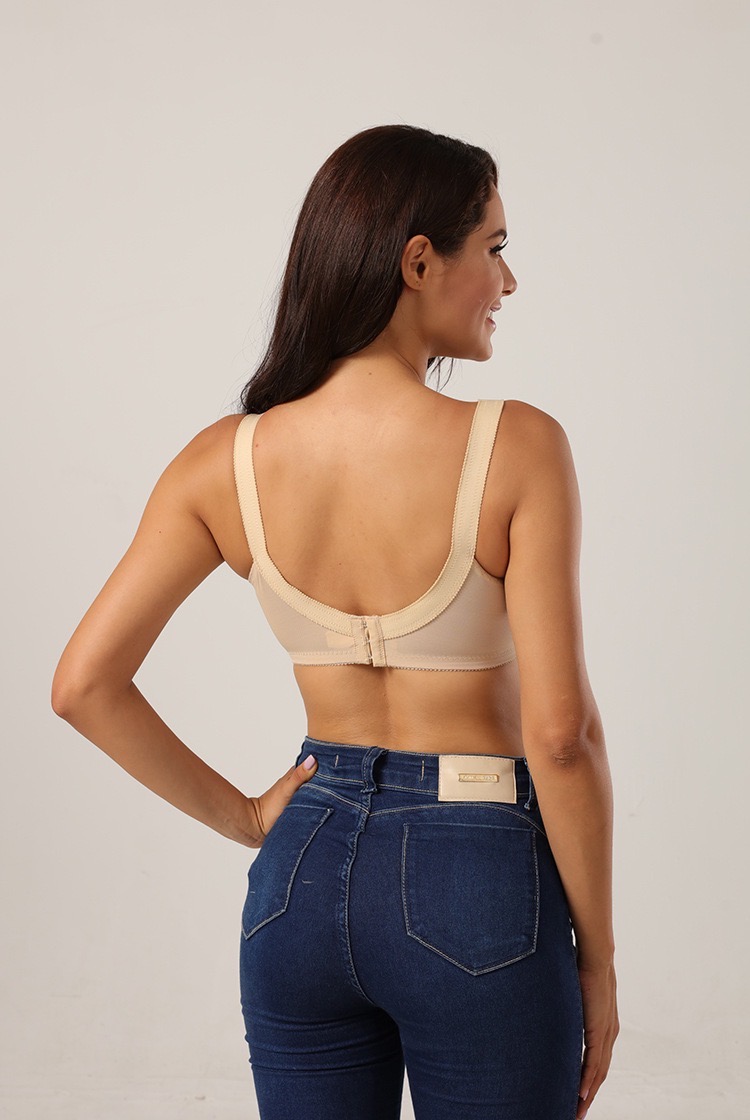 Large Size Sexy Bra for Women Ladies Underwear Translucent Lace Chiffon Wireless Minimizer Lingerie Brassiere Bralette Tops