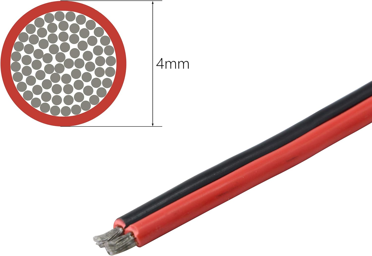30CM 12AWG SAE Socket Solar Weatherproof Sidewall Port DIY Cord, SAE Quick Disconnect Wire Harness Panel Mount Power Cable with Cap for Motorcycle, Car, Generator