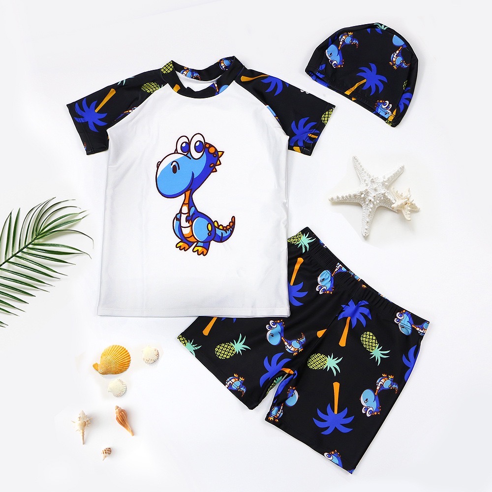 Moon baby boys Swimming Set Swimwear Bathing Suits Boys Two Piece Swimsuit 4-10Y
