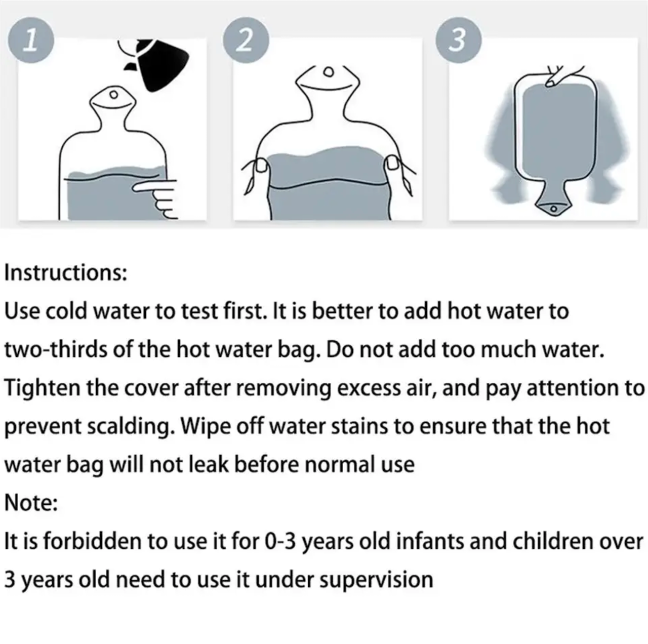 500ML Cute Hot Water Bottle Bag Girls Plush Shoulder Hand Warmer Heat Pack Cute Warm Water Bag Hand Warmer Hot Water Bottle Bag