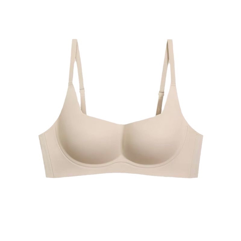 Seamless Cloud-like Nude Underwear Women's Small Breast Push-up Soft Support Wire-Free Breast-Reducing Bra