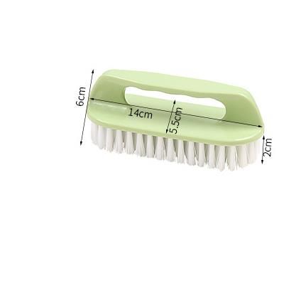 Plastic soft bristled small brush, laundry brush, household multifunctional household cleaning brush, clothes brush