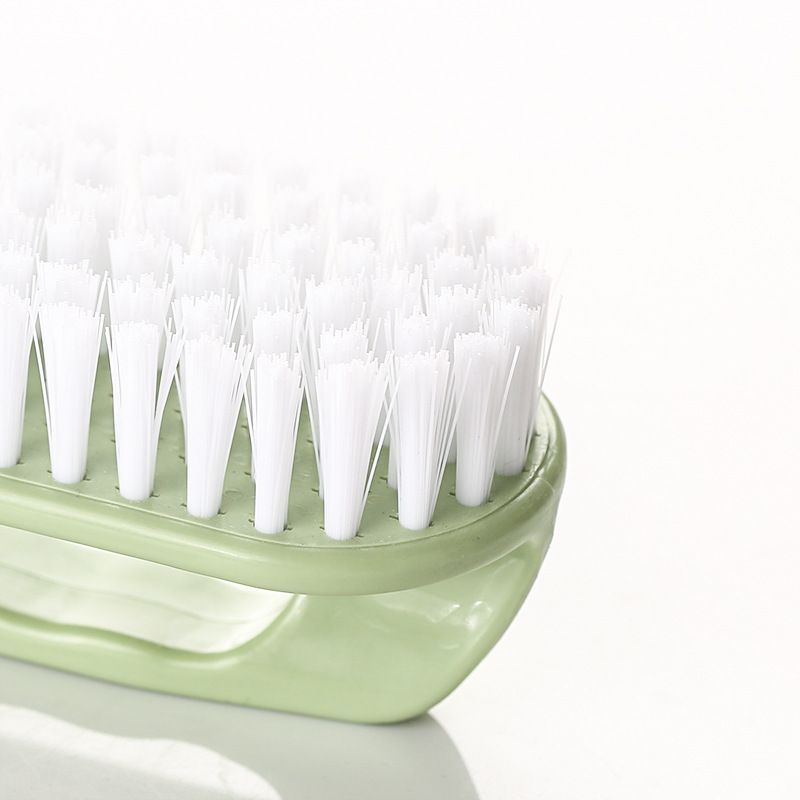 Plastic soft bristled small brush, laundry brush, household multifunctional household cleaning brush, clothes brush