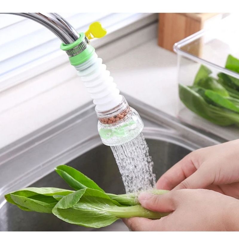 1pc Retractable Faucet Water Filter Rotatable 360 Water Filter Tap Purifier Adjustable Water Tap Kitchen Accesories Household Water Filter Nozzle Adapter Sink