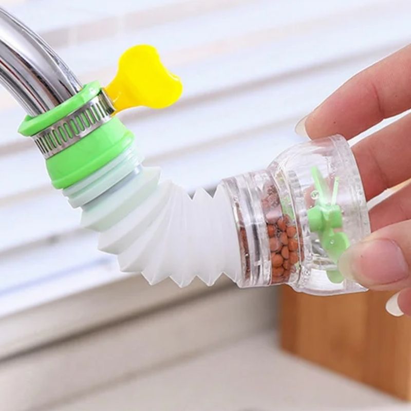 1pc Retractable Faucet Water Filter Rotatable 360 Water Filter Tap Purifier Adjustable Water Tap Kitchen Accesories Household Water Filter Nozzle Adapter Sink