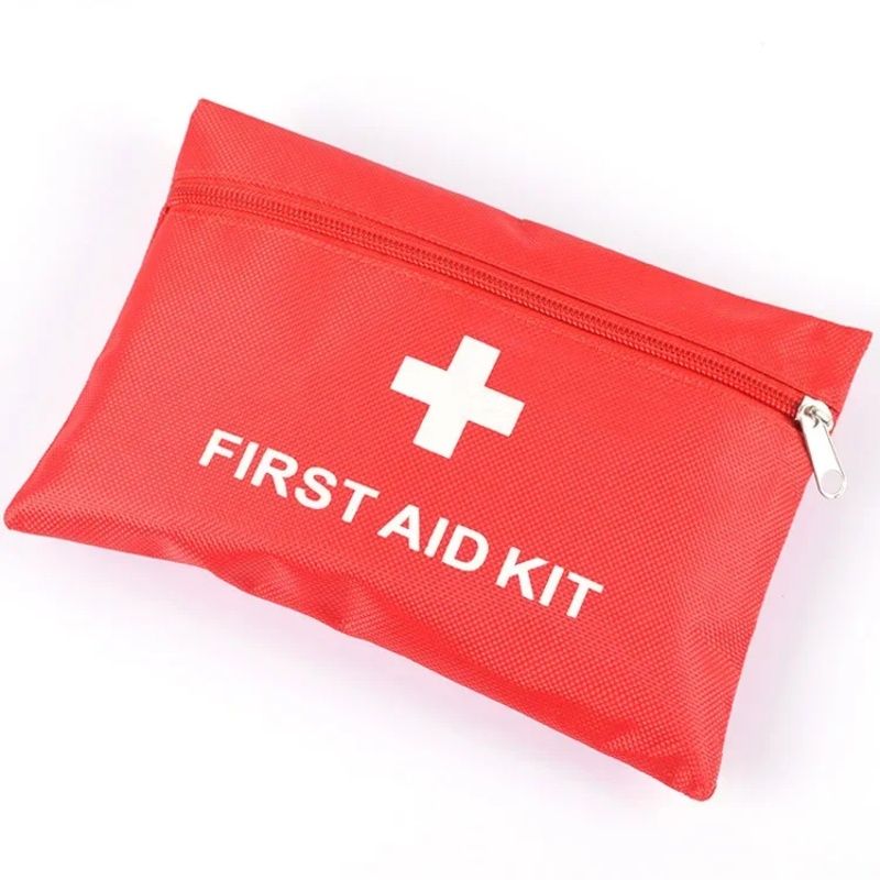 Portable Home First Aid Kit Outdoor Travel Waterproof Mini Emergency Survival Kit Red