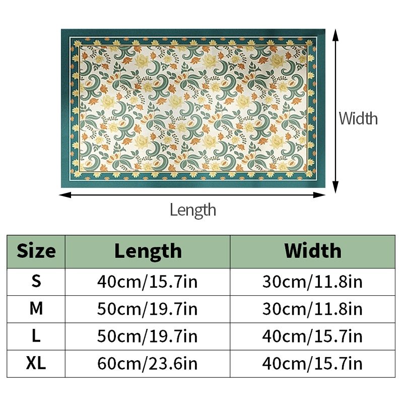 Kitchen Diatom Mud Mat Coffee Drying Pad Retro Tableware Placemat Super Absorbent Nonslip Drain Dish Drying Mat Size: 40*50cm