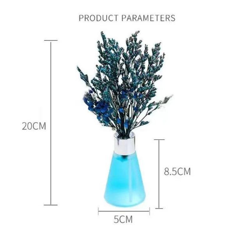 Air Freshener Toilet Deodorant Aromatherapy Indoor Expansion Perfume Bathroom Bedroom Washroom, Living room Office etc Stay Fragrance Each 50ml Bottle Have 4 Perfumes(Lemon Lavender Ocean Peach)