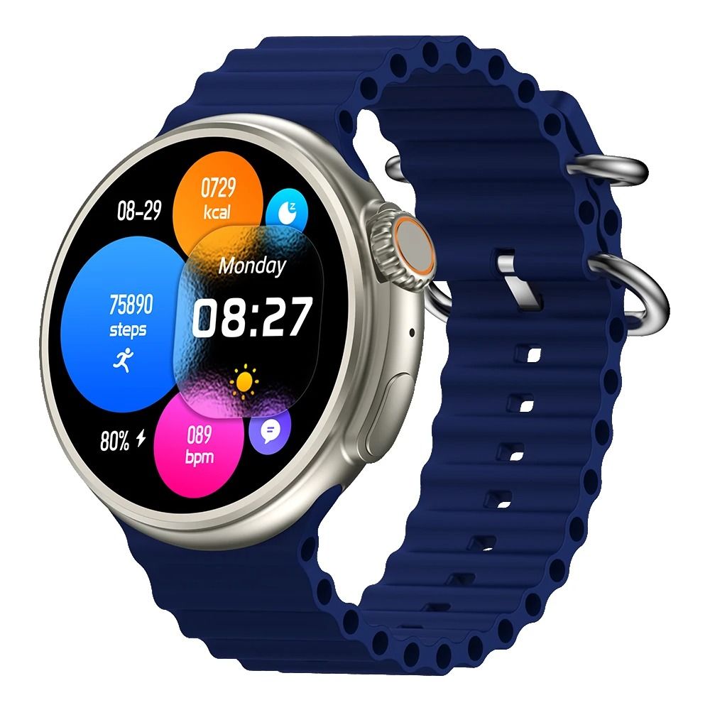 Z78 Ultra Smartwatch NFC Lingdong Island Bluetooth Call Sleep Blood Sugar Oxygen Pressure Monitoring Waterproof Smart Watch