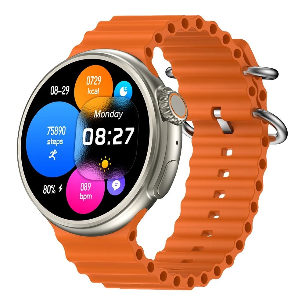 Z78 Ultra Smartwatch NFC Lingdong Island Bluetooth Call Sleep Blood Sugar Oxygen Pressure Monitoring Waterproof Smart Watch