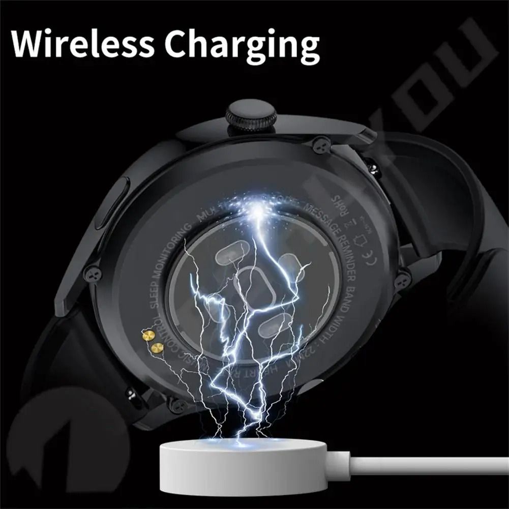 GT5 Smart Watch Full Touch Screen Sport Fitness Watch for Call NFC Wireless Charging Heart Rate Blood Pressure Monitor Sports