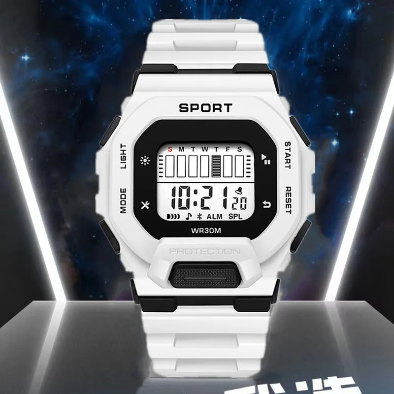 Men Women Electronic Watch Youth G Sports Shock Waterproof Large Dial Digital Wristwatch for Male Female Students