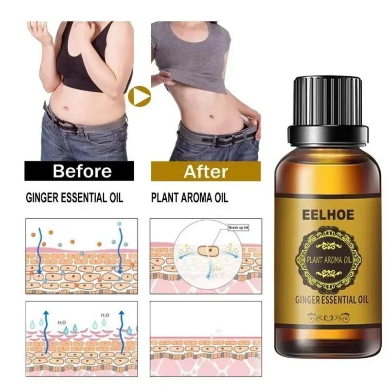 Ginger Fat Burning Oil Massage Body Toning Slimming Gel Loss Weight Shaping Health Care Muscle Massage Cream Anti Cellulite