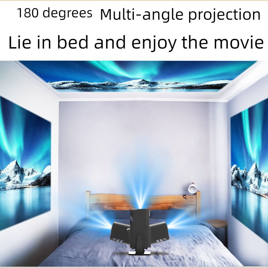 EAGLE SHADOW LED No Netflix Projector 4K Android 11 HY320 Dual Wifi 200ANSI H713 BT5.0 1080P 1920*1080P Cinema Camping Projetor