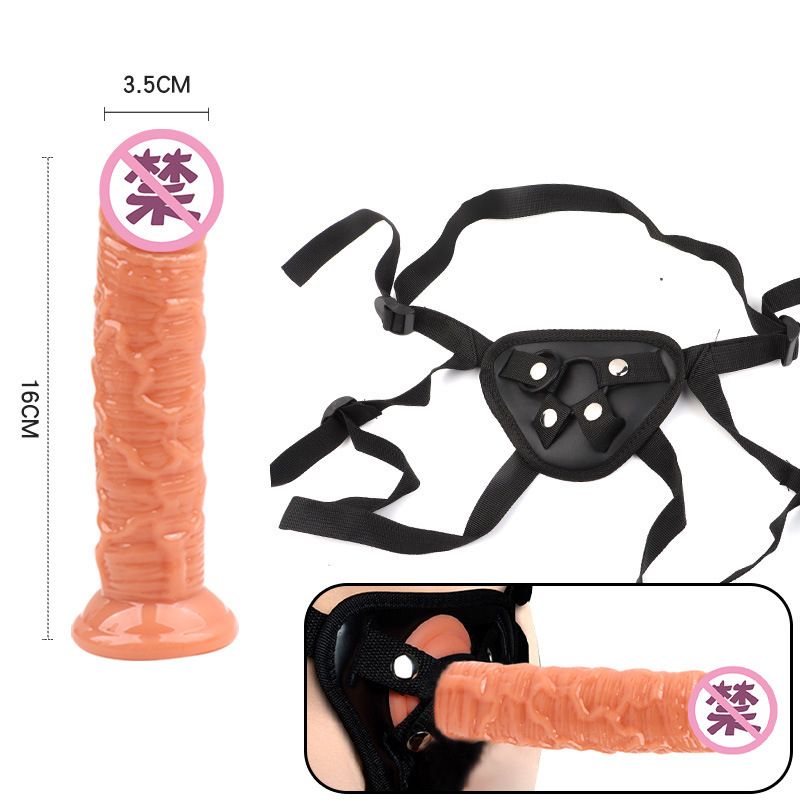 Strap-on Dildo Realistic Dildo with Wearable,Strap Harness Adult Sex Toy Suction Cup for Couple Pegging Women Lesbian Silicone Dildo for Sex Gift
