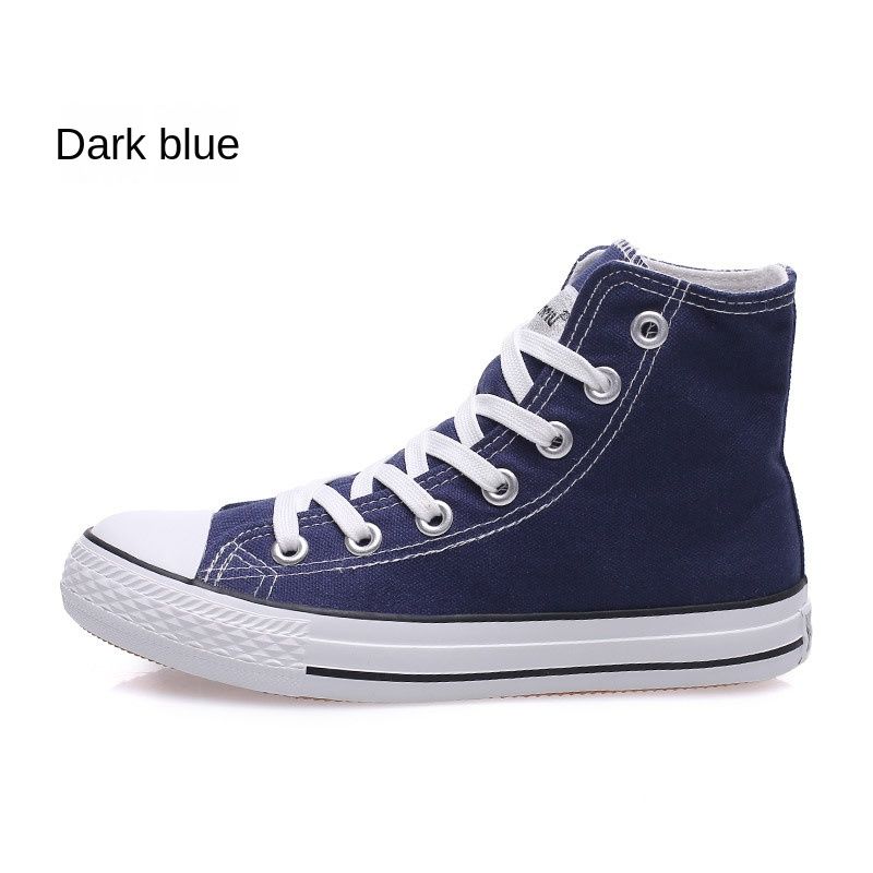 High-Top Women's Shoes Flat Classic Canvas Shoes Casual Sneaker