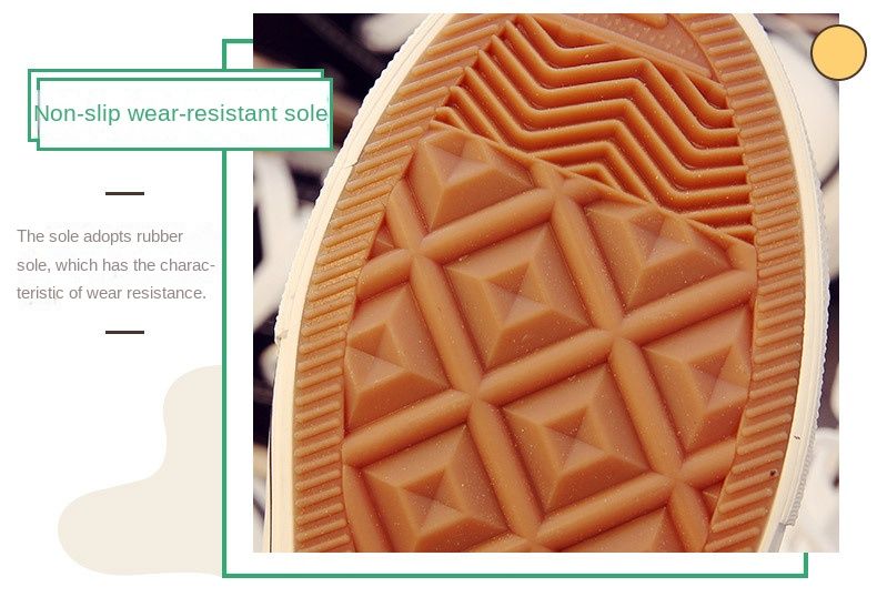 High-Top Women's Shoes Flat Classic Canvas Shoes Casual Sneaker